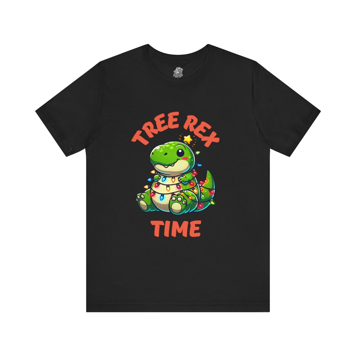 Tree Rex Time Merry Christmas Larry- Unisex Jersey Short Sleeve Tee Super Comfy Dino T-Shirt Gift