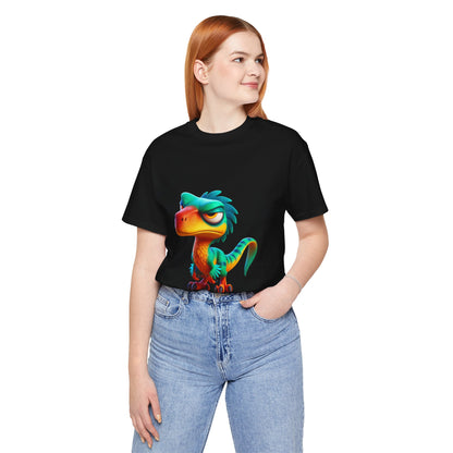 Nope Velociraptor- Unisex Jersey Short Sleeve Tee Super Comfy Dino T-Shirt Gift