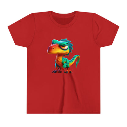 Youth Nope Velociraptor  – Perfect for Dino Fans! - Unisex Jersey Short Sleeve Tee Super Comfy Dino T-Shirt Gift