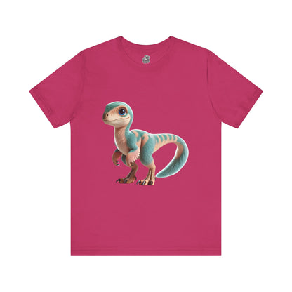 Pastel Velociraptor - Unisex Jersey Short Sleeve Tee Super Comfy Dino T-Shirt Gift