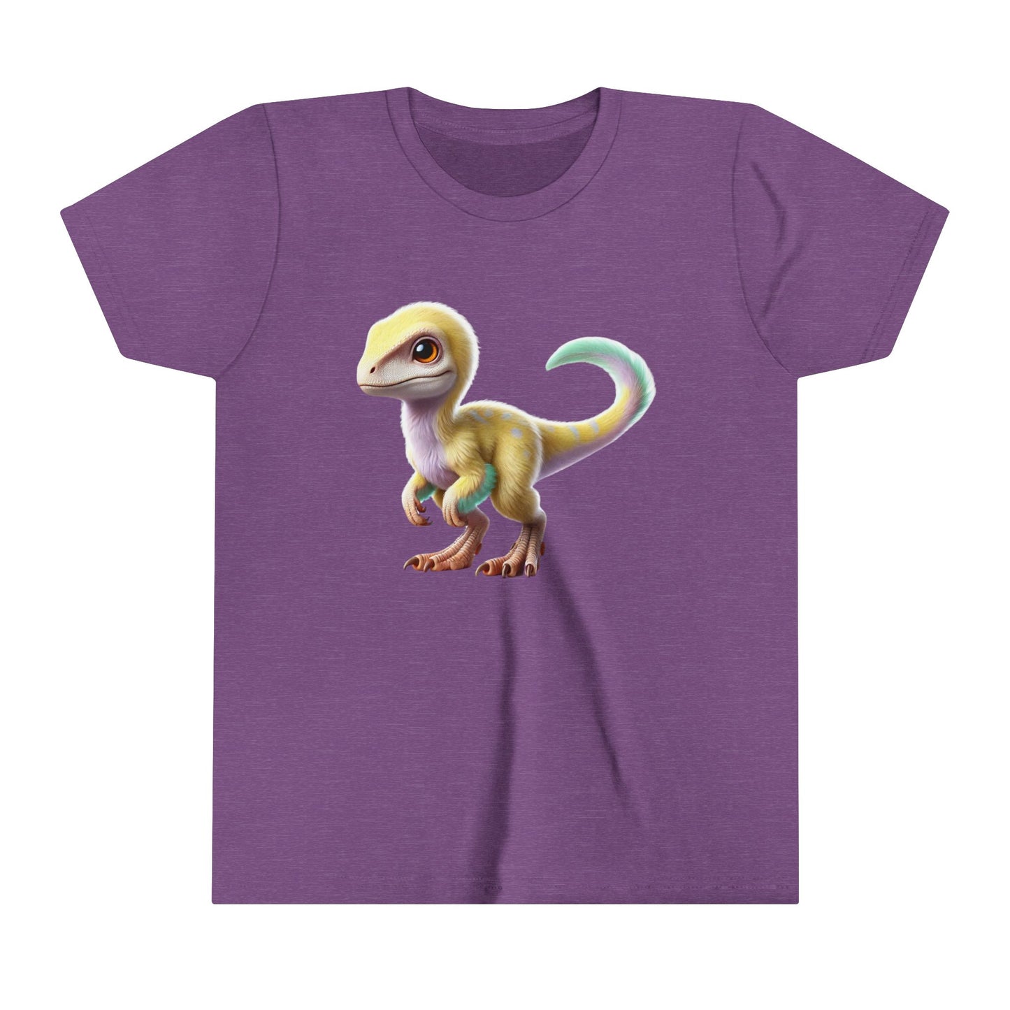 Youth Soft and Fluffy Baby Dino Plush – The Perfect Prehistoric Friend for Kids! 🦖💛 - Unisex Jersey Short Sleeve Tee Super Comfy Dino T-Shirt Gift