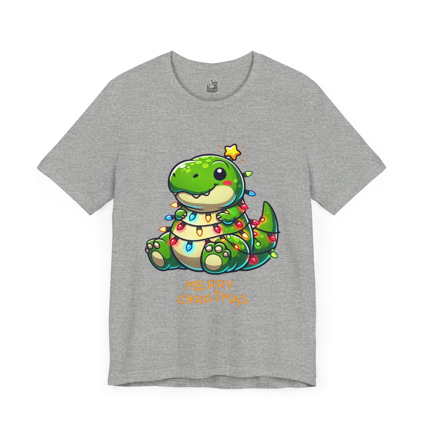 Merry Christmas - Tree Rex Larry- Unisex Jersey Short Sleeve Tee Super Comfy Dino T-Shirt Gift