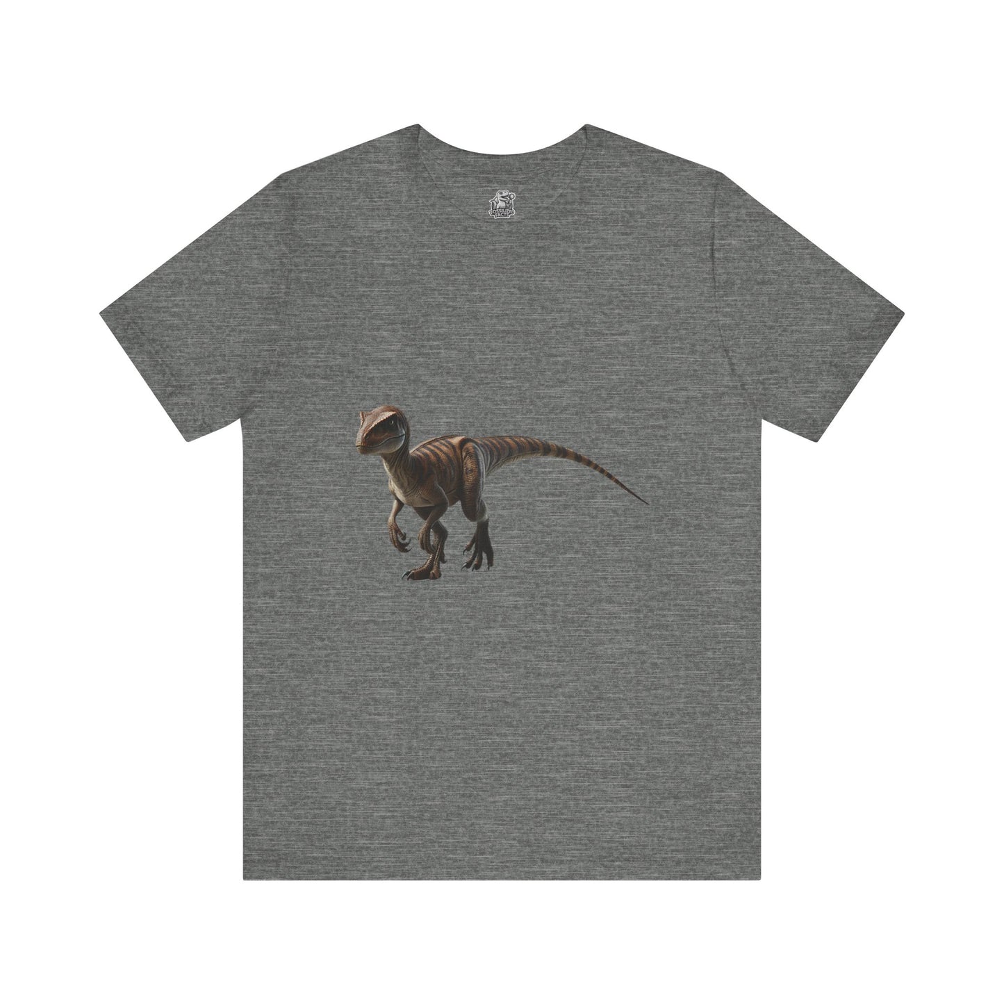 Playful Velociraptor  - Unisex Jersey Short Sleeve Tee Super Comfy Dino T-Shirt Gift