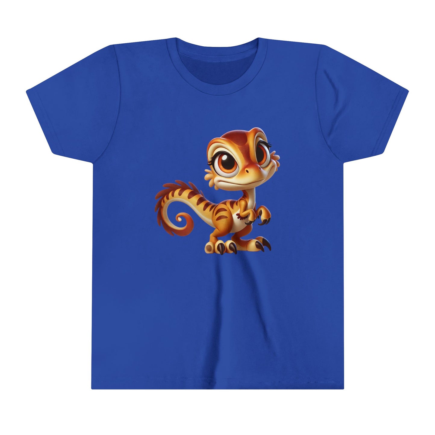 Youth Charming Baby Dino Plush with Big Eyes – Perfect for Dino Lovers of All Ages!- Unisex Jersey Short Sleeve Tee Super Comfy Dino T-Shirt Gift