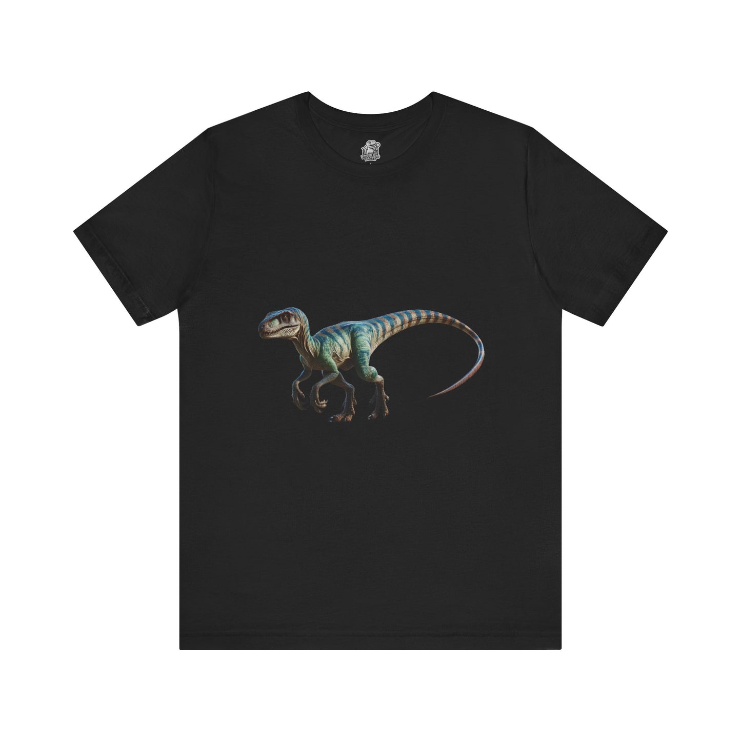 Vibrant Velociraptor Adventure Tee - Unisex Jersey Short Sleeve Tee Super Comfy Dino T-Shirt Gift