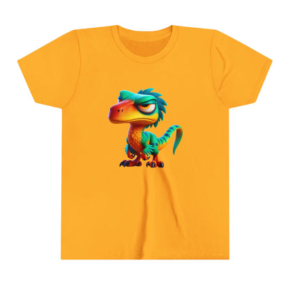 Youth Nope Velociraptor  – Perfect for Dino Fans! - Unisex Jersey Short Sleeve Tee Super Comfy Dino T-Shirt Gift