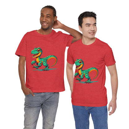 RAWR-some Velociraptor- Unisex Jersey Short Sleeve Tee Super Comfy Dino T-Shirt Gift