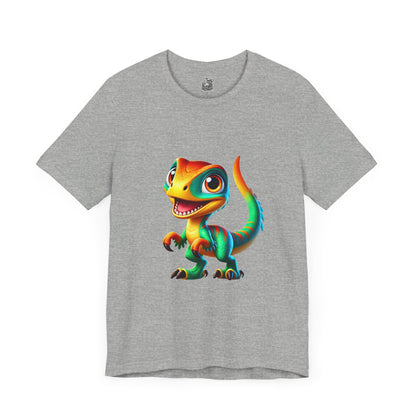 Cutie Raptor- Unisex Jersey Short Sleeve Tee Super Comfy Dino T-Shirt Gift