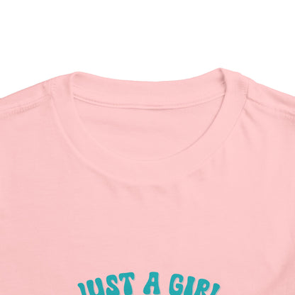Just a Girl Who Loves Dinosaurs Toddler Size T-Shirt Stem children who Love Dinosaurs Tshirts