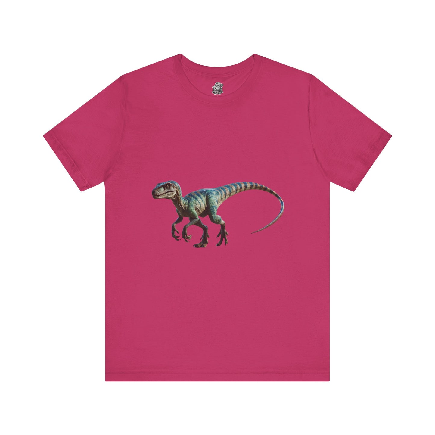 Vibrant Velociraptor Adventure Tee - Unisex Jersey Short Sleeve Tee Super Comfy Dino T-Shirt Gift