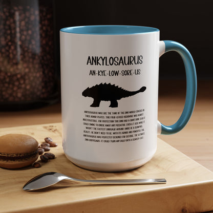 Ankylosaurus Mug with Detailed Black Graphic Amazing Gift for the Dino Lovers in your life