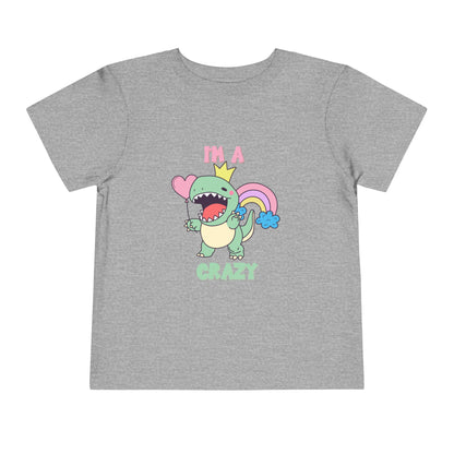 Crazy Cretaceous Cutie Toddler Size T-Shirt for kids who love dinosaurs