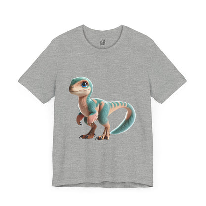 Pastel Velociraptor - Unisex Jersey Short Sleeve Tee Super Comfy Dino T-Shirt Gift