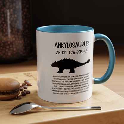 Ankylosaurus Mug with Detailed Black Graphic Amazing Gift for the Dino Lovers in your life