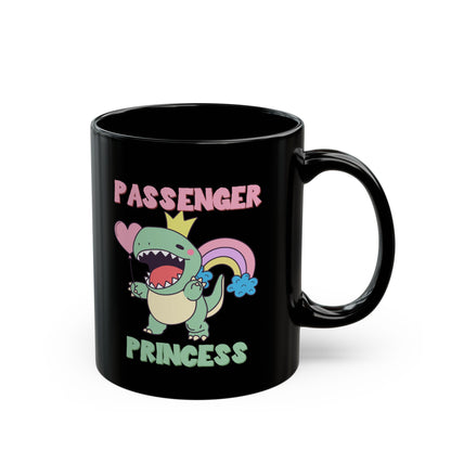 Passenger Princess Rex Black Mug (11oz, 15oz)