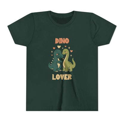 Prehistoric Pair of Dino Lover Tee Youth Size T-Shirt for kids who love dinosaurs