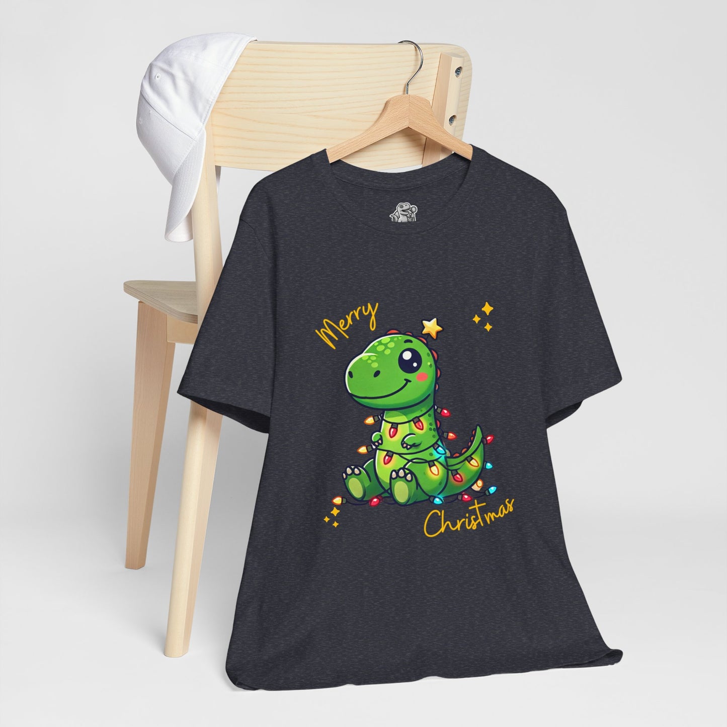 Tree Rex Merry Christmas Steve - Unisex Jersey Short Sleeve Tee Super Comfy Dino T-Shirt Gift