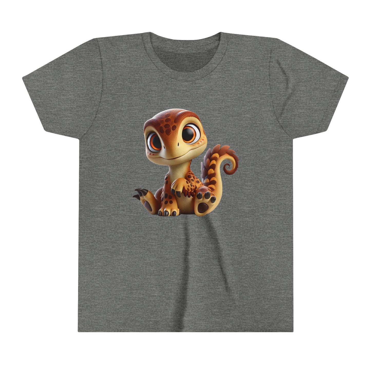 Youth Adorable Baby Dino Plush with Big Eyes – Perfect Gift for Dino Lovers! - Unisex Jersey Short Sleeve Tee Super Comfy Dino T-Shirt Gift