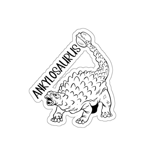 Defensive Ankylosaurus - Amazing Kiss-Cut Sticker Gift to dino decorate any surface