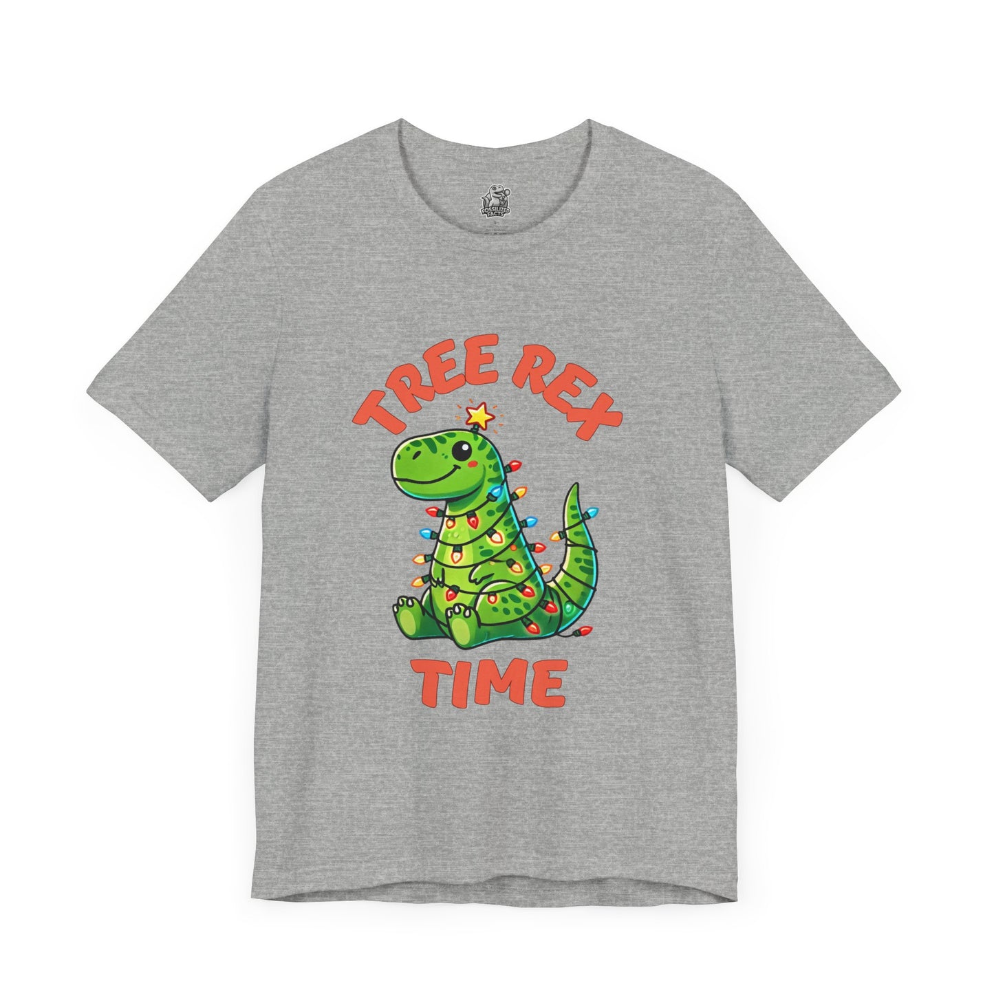 Tree Rex Time Christmas Devan - Unisex Jersey Short Sleeve Tee Super Comfy Dino T-Shirt Gift