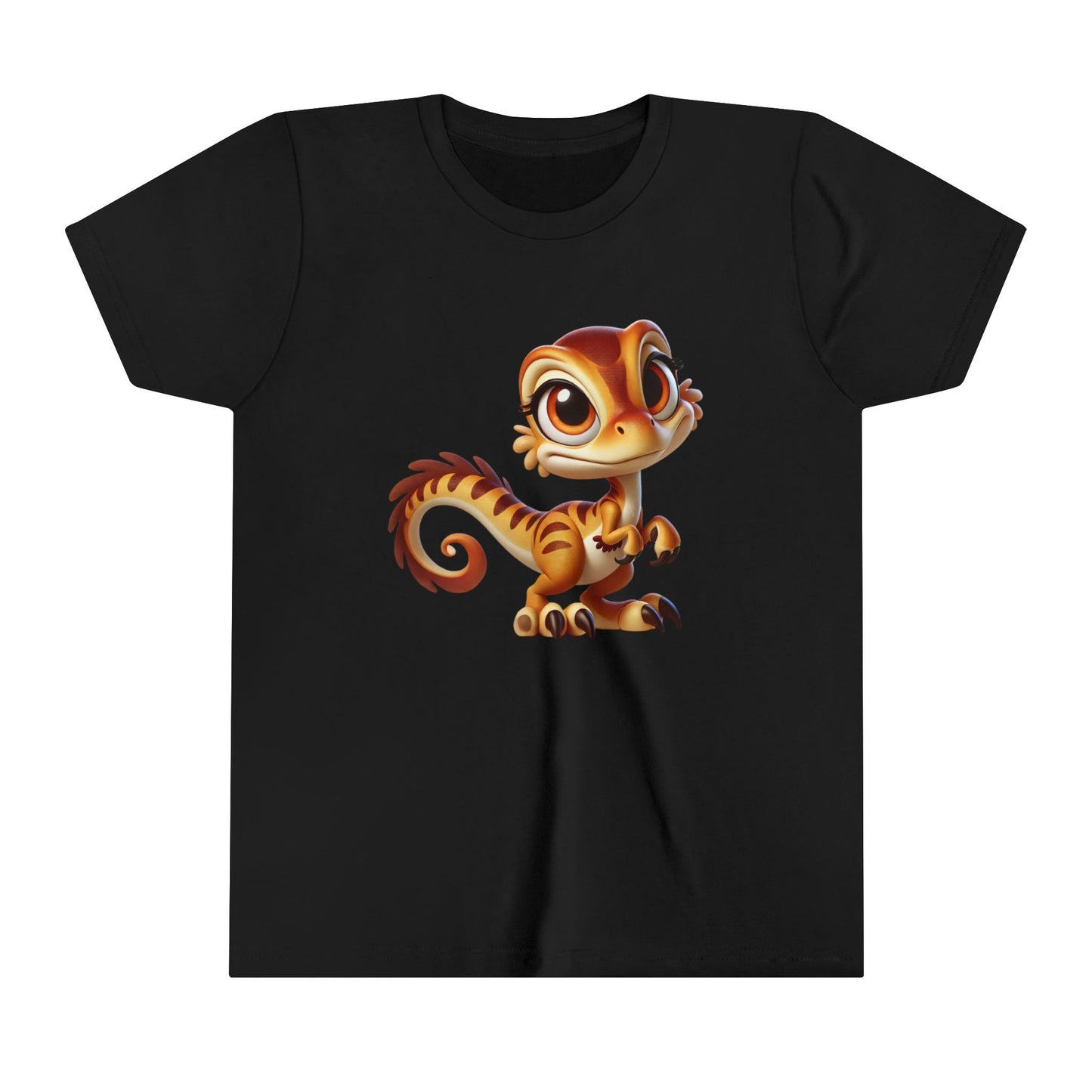 Youth Charming Baby Dino Plush with Big Eyes – Perfect for Dino Lovers of All Ages!- Unisex Jersey Short Sleeve Tee Super Comfy Dino T-Shirt Gift