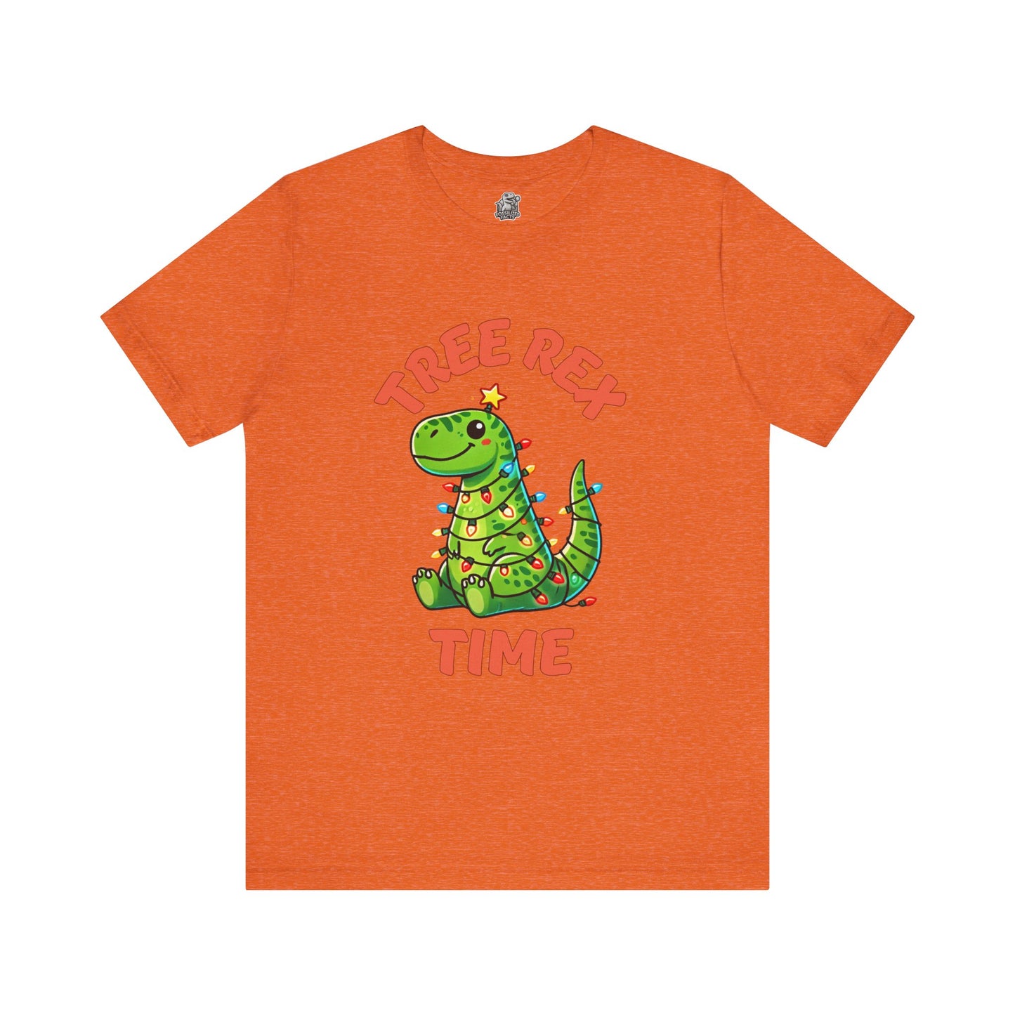 Tree Rex Time Christmas Devan - Unisex Jersey Short Sleeve Tee Super Comfy Dino T-Shirt Gift