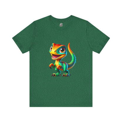 Cutie Raptor- Unisex Jersey Short Sleeve Tee Super Comfy Dino T-Shirt Gift