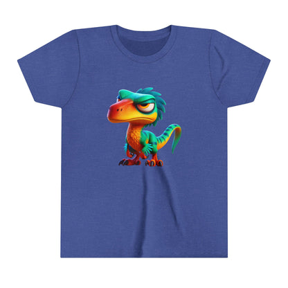 Youth Nope Velociraptor  – Perfect for Dino Fans! - Unisex Jersey Short Sleeve Tee Super Comfy Dino T-Shirt Gift