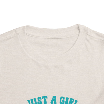 Just a Girl Who Loves Dinosaurs Toddler Size T-Shirt Stem children who Love Dinosaurs Tshirts