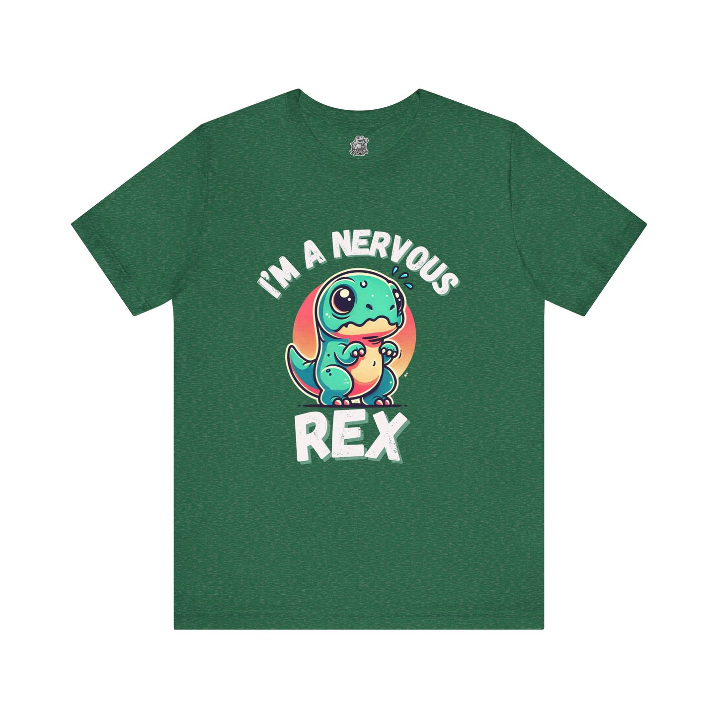 I’m a Nervous Rex Unisex T-Shirt – Cute & Funny Dinosaur Design for Dino Lovers