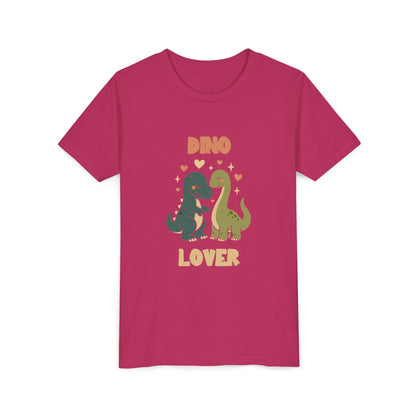 Prehistoric Pair of Dino Lover Tee Youth Size T-Shirt for kids who love dinosaurs
