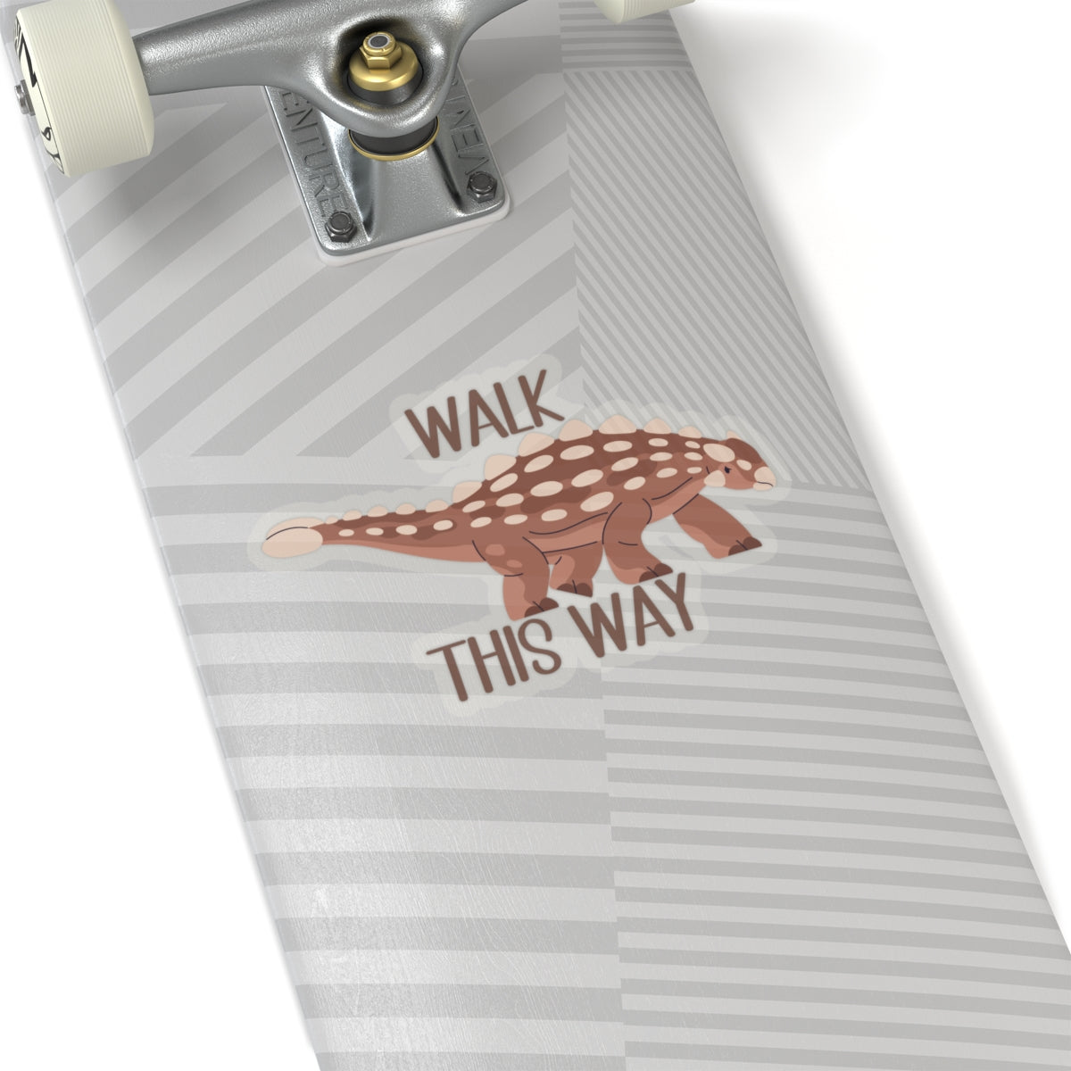 Walk This Way - Ankylosaurus - Amazing Kiss-Cut Sticker Gift to dino decorate any surface