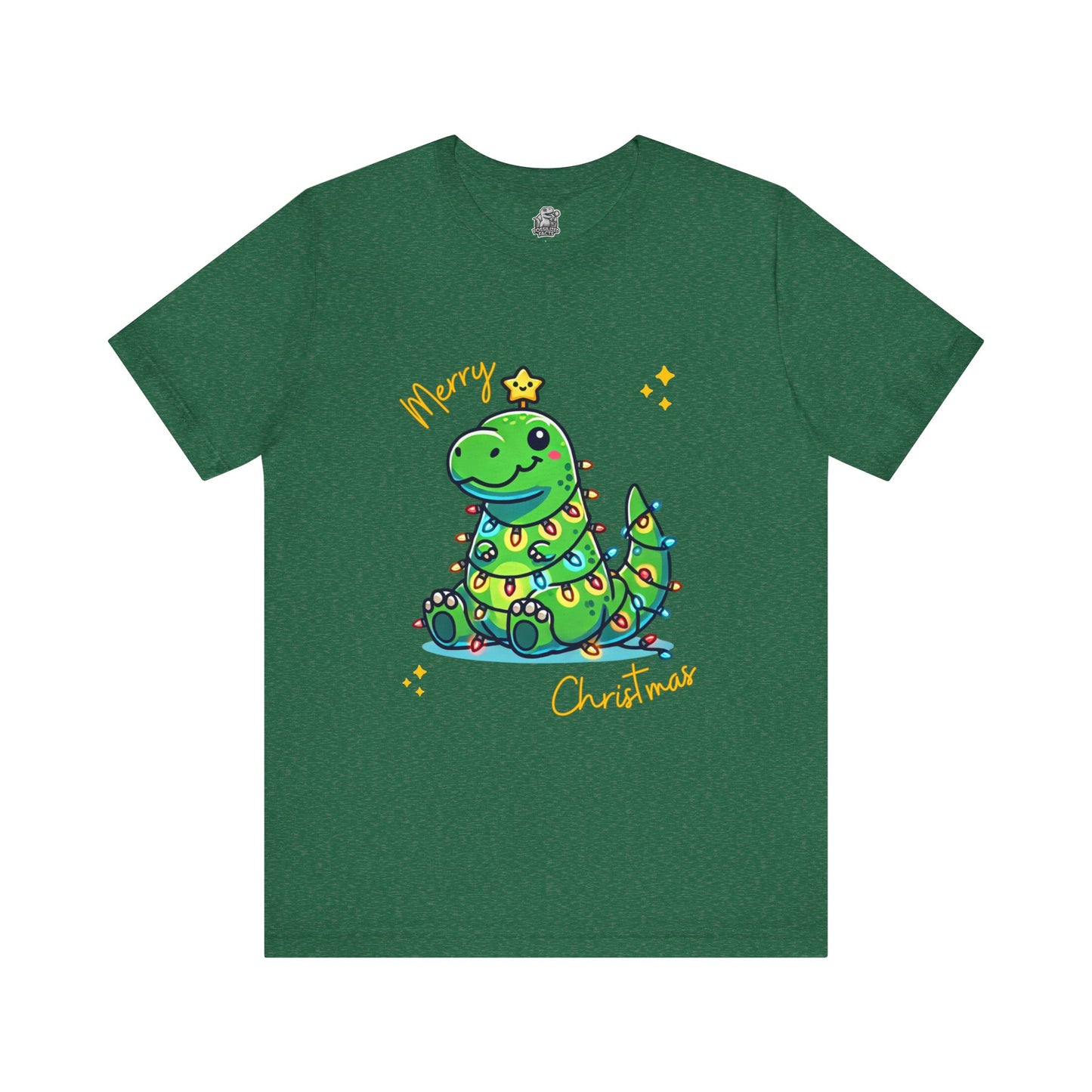 Tree Rex Merry Christmas Jerry - Unisex Jersey Short Sleeve Tee Super Comfy Dino T-Shirt Gift