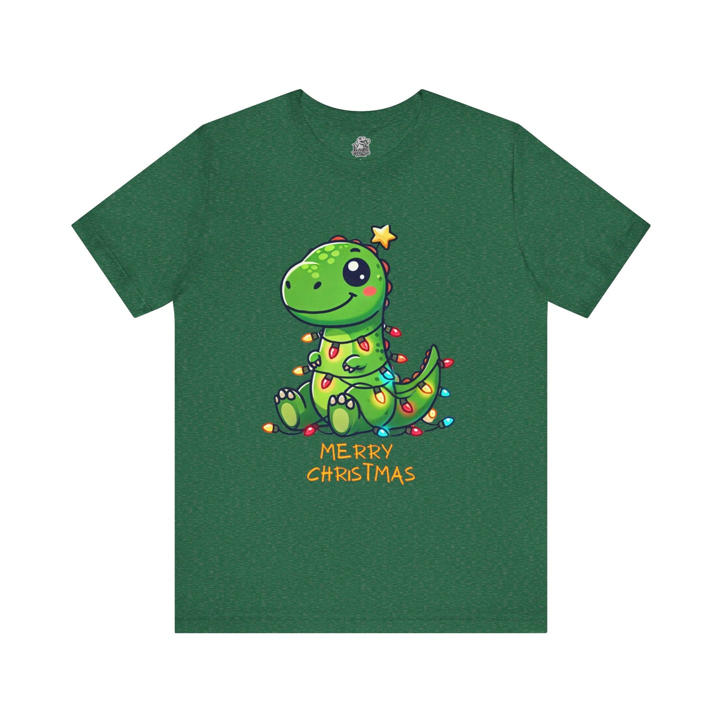 Merry Christmas - Tree Rex Steve - Unisex Jersey Short Sleeve Tee Super Comfy Dino T-Shirt Gift