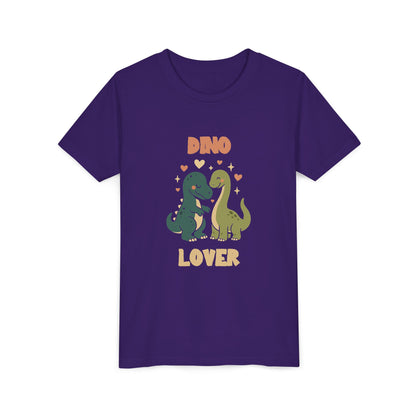 Prehistoric Pair of Dino Lover Tee Youth Size T-Shirt for kids who love dinosaurs