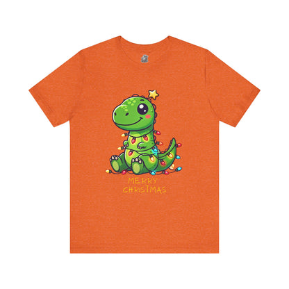 Merry Christmas - Tree Rex Steve - Unisex Jersey Short Sleeve Tee Super Comfy Dino T-Shirt Gift