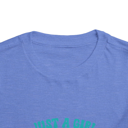 Just a Girl Who Loves Dinosaurs Toddler Size T-Shirt Stem children who Love Dinosaurs Tshirts