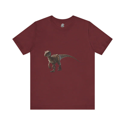 Playful Velociraptor  - Unisex Jersey Short Sleeve Tee Super Comfy Dino T-Shirt Gift