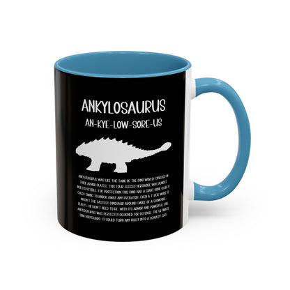 Ankylosaurus Mug with Detailed White Graphic Amazing Gift for the Dino Lovers in your life