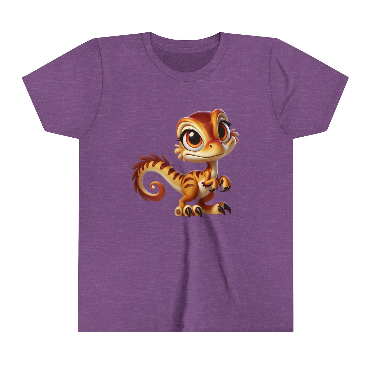 Youth Charming Baby Dino Plush with Big Eyes – Perfect for Dino Lovers of All Ages!- Unisex Jersey Short Sleeve Tee Super Comfy Dino T-Shirt Gift