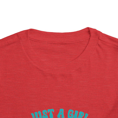Just a Girl Who Loves Dinosaurs Toddler Size T-Shirt Stem children who Love Dinosaurs Tshirts