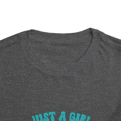 Just a Girl Who Loves Dinosaurs Toddler Size T-Shirt Stem children who Love Dinosaurs Tshirts