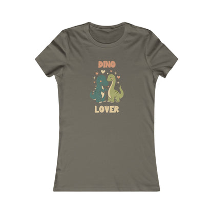 Prehistoric Pair of Dino Lover Womens fit Short Sleeve Tee