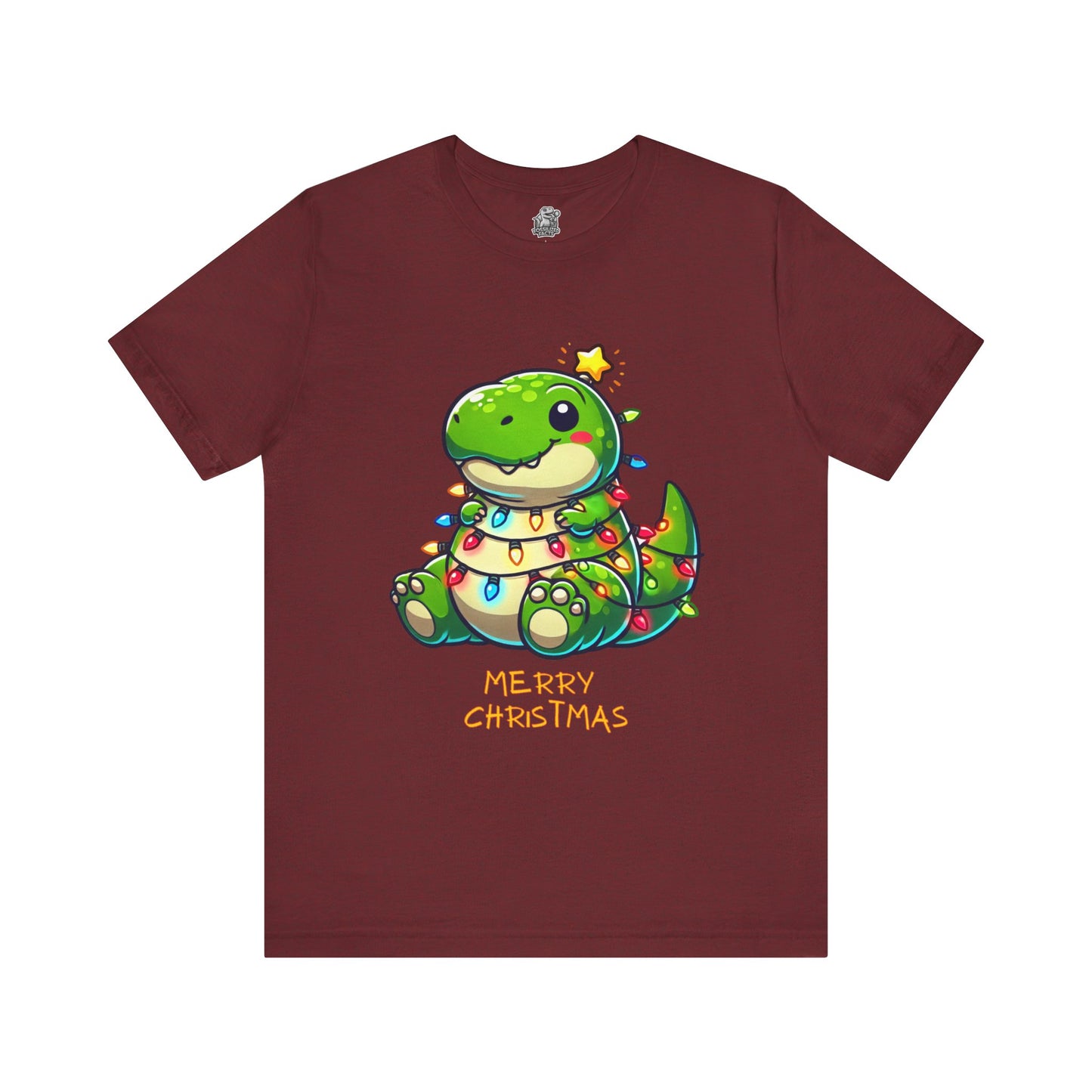 Merry Christmas - Tree Rex Larry- Unisex Jersey Short Sleeve Tee Super Comfy Dino T-Shirt Gift