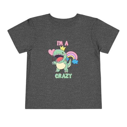 Crazy Cretaceous Cutie Toddler Size T-Shirt for kids who love dinosaurs