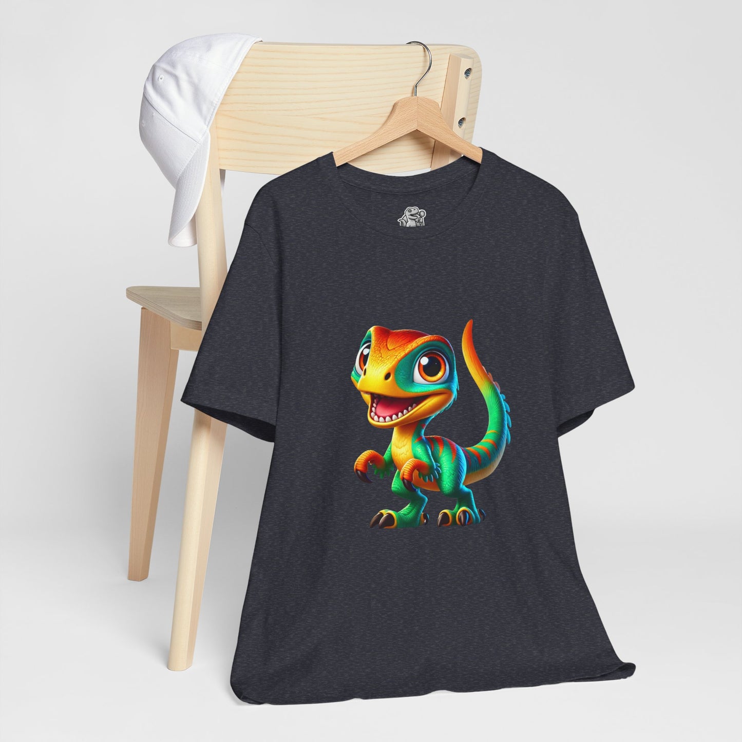 Cutie Raptor- Unisex Jersey Short Sleeve Tee Super Comfy Dino T-Shirt Gift