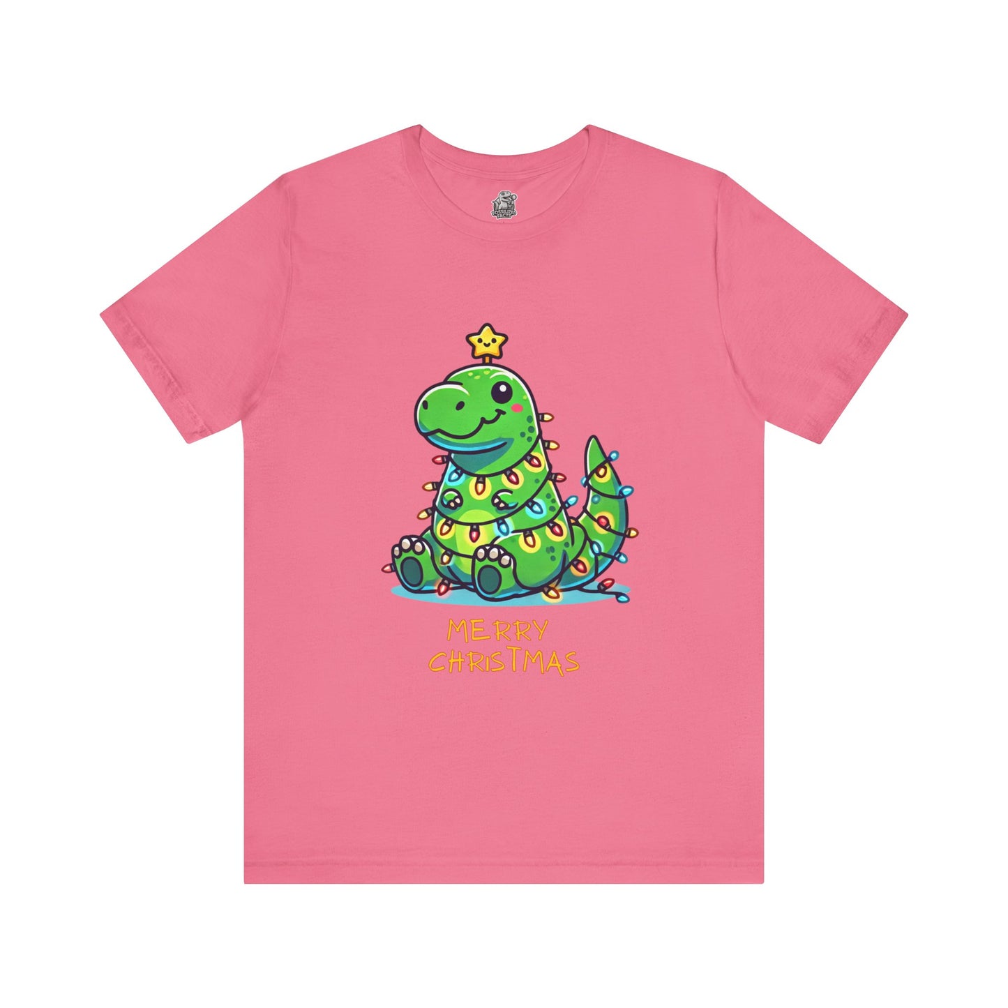 Merry Christmas - Tree Rex Jerry - Unisex Jersey Short Sleeve Tee Super Comfy Dino T-Shirt Gift