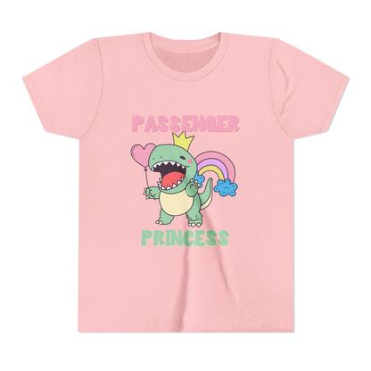 Passenger Princess Rex Youth Size T-Shirt for kids who love dinosaurs