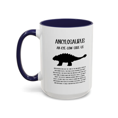 Ankylosaurus Mug with Detailed Black Graphic Amazing Gift for the Dino Lovers in your life