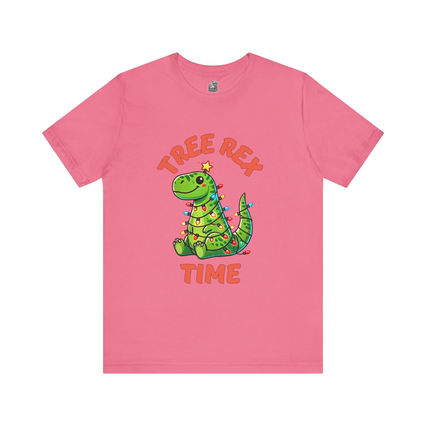 Tree Rex Time Christmas Devan - Unisex Jersey Short Sleeve Tee Super Comfy Dino T-Shirt Gift